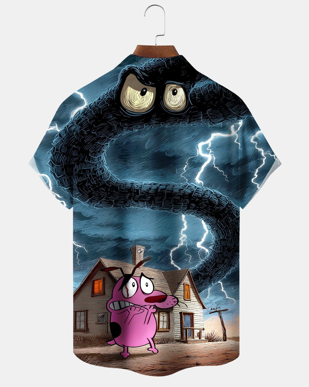 Alohadaddy® Halloween Cartoon Haunted House Movie Print Men&