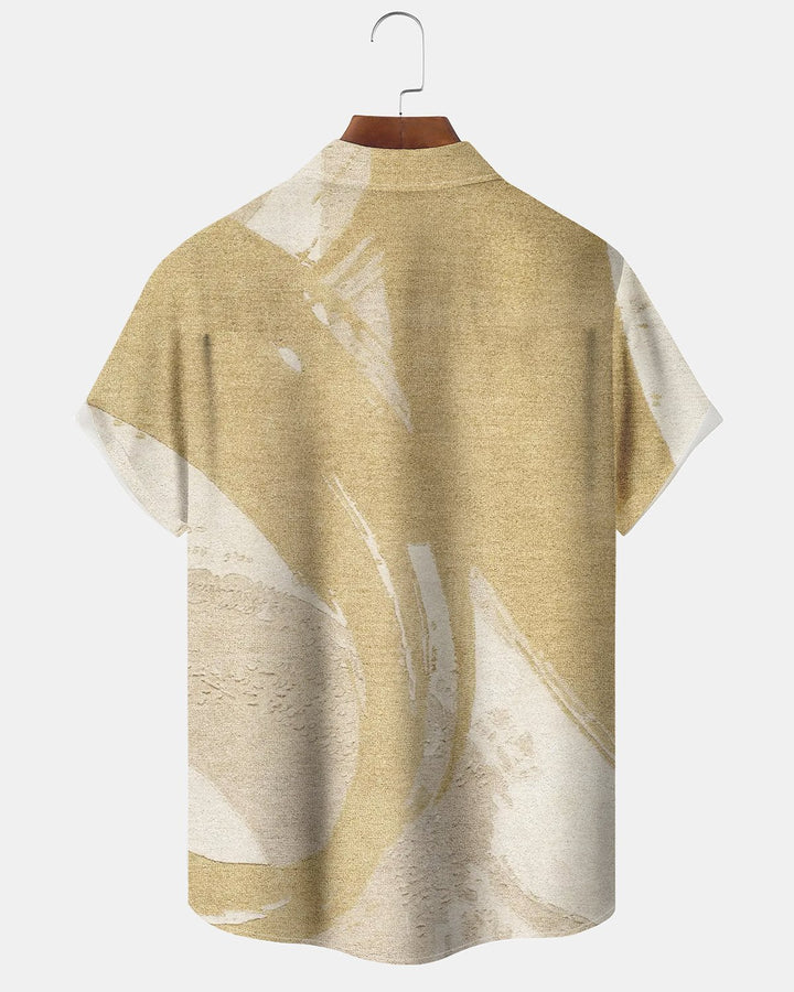 Alohadaddy® Casual Abstract Striped Print Men&