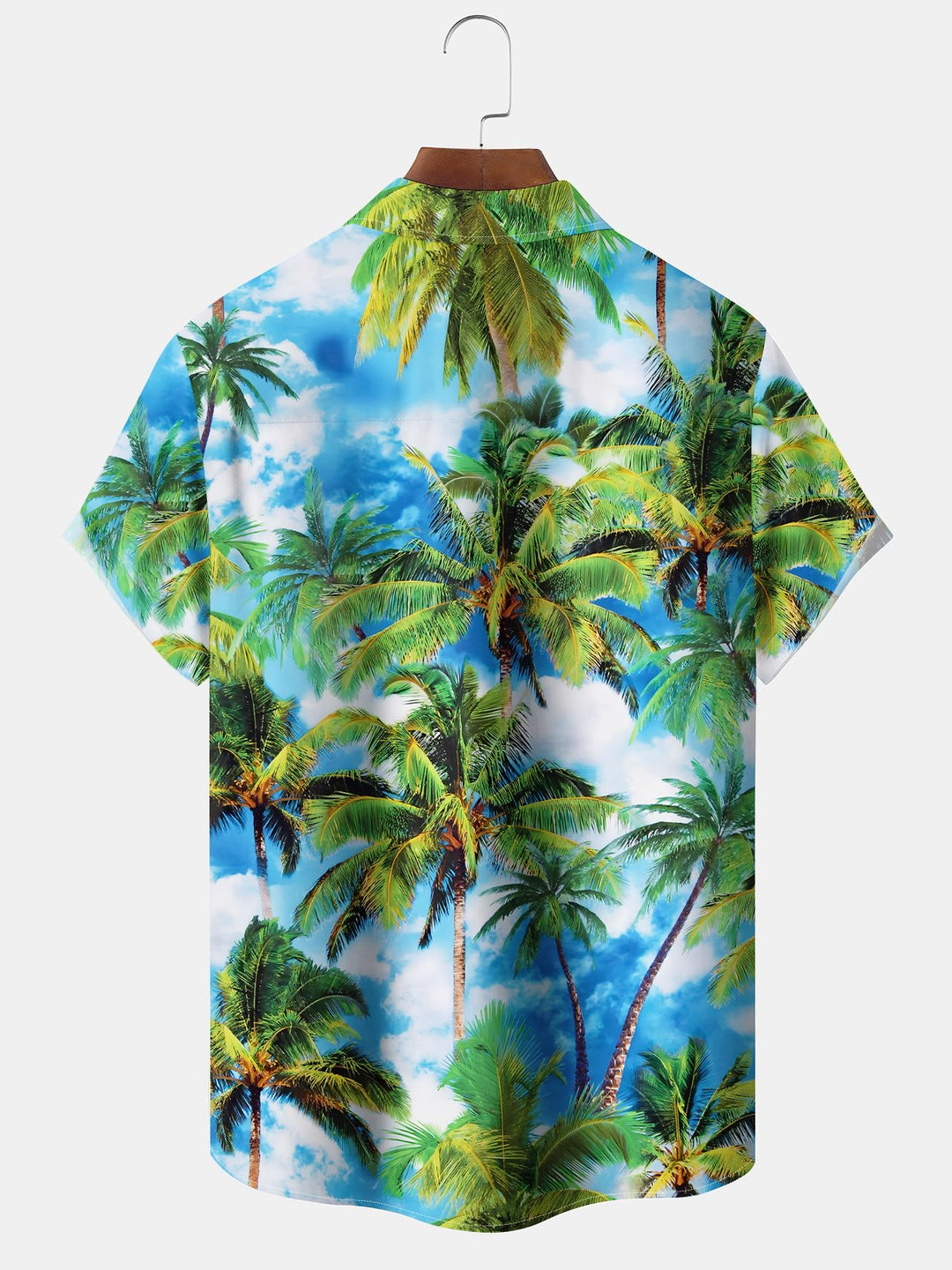 Alohadaddy® Palm Trees Printed Art Pockets Elasticity Hawaiian Men&