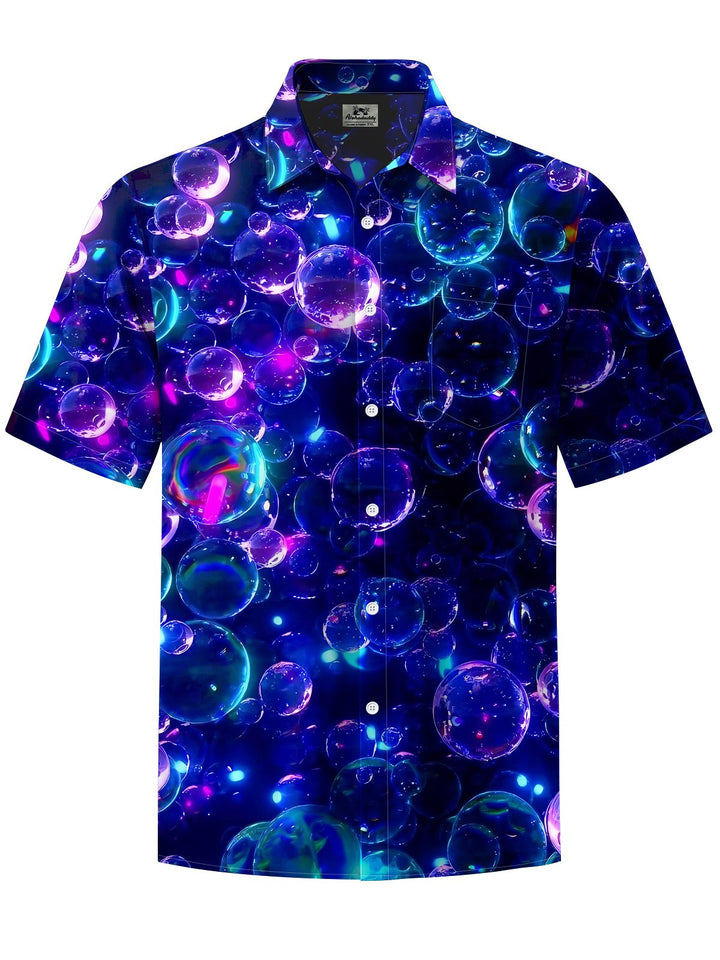Alohadaddy® Casual Air Bubble Print Art Moisture Wicking Men&