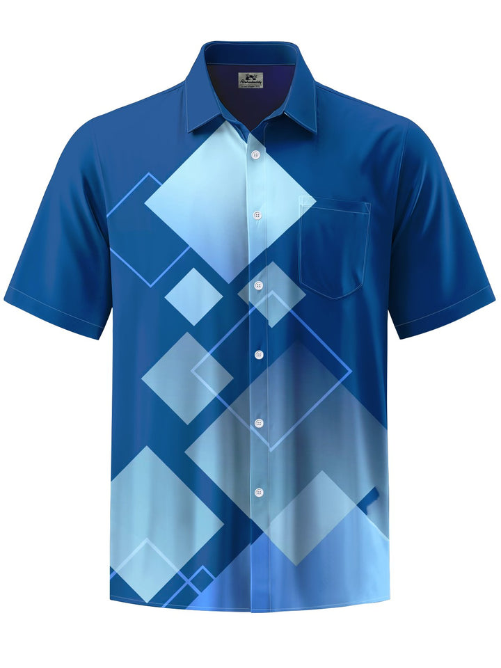 Alohadaddy® Casual Geometric Print Art Stretch Pocket Men&