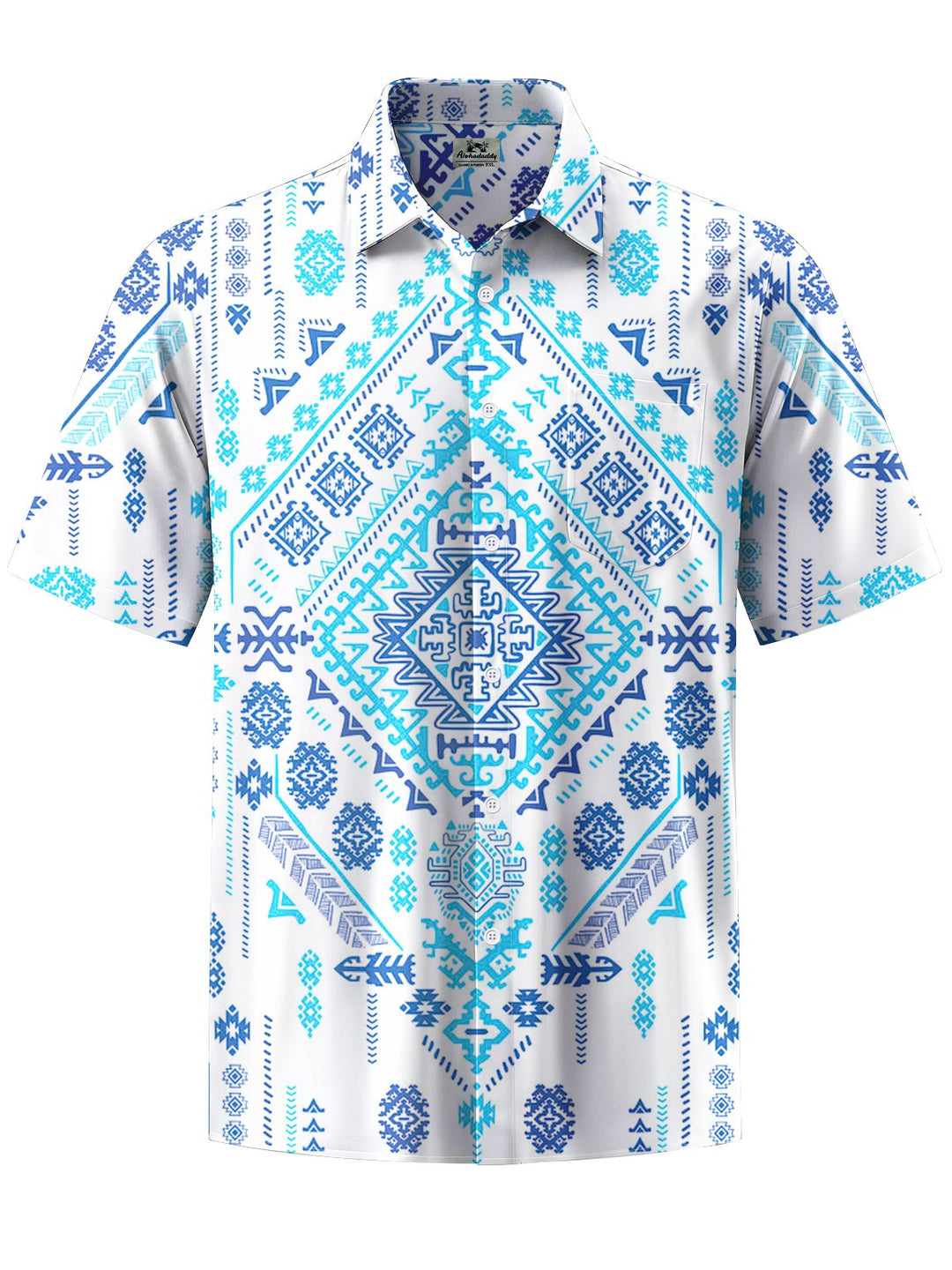 Alohadaddy® Casual Ethnic Pattern Print Men&