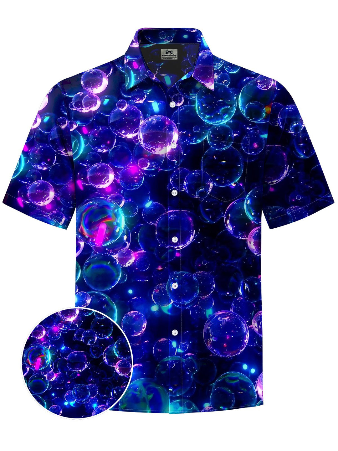 Alohadaddy® Casual Air Bubble Print Art Moisture Wicking Men&