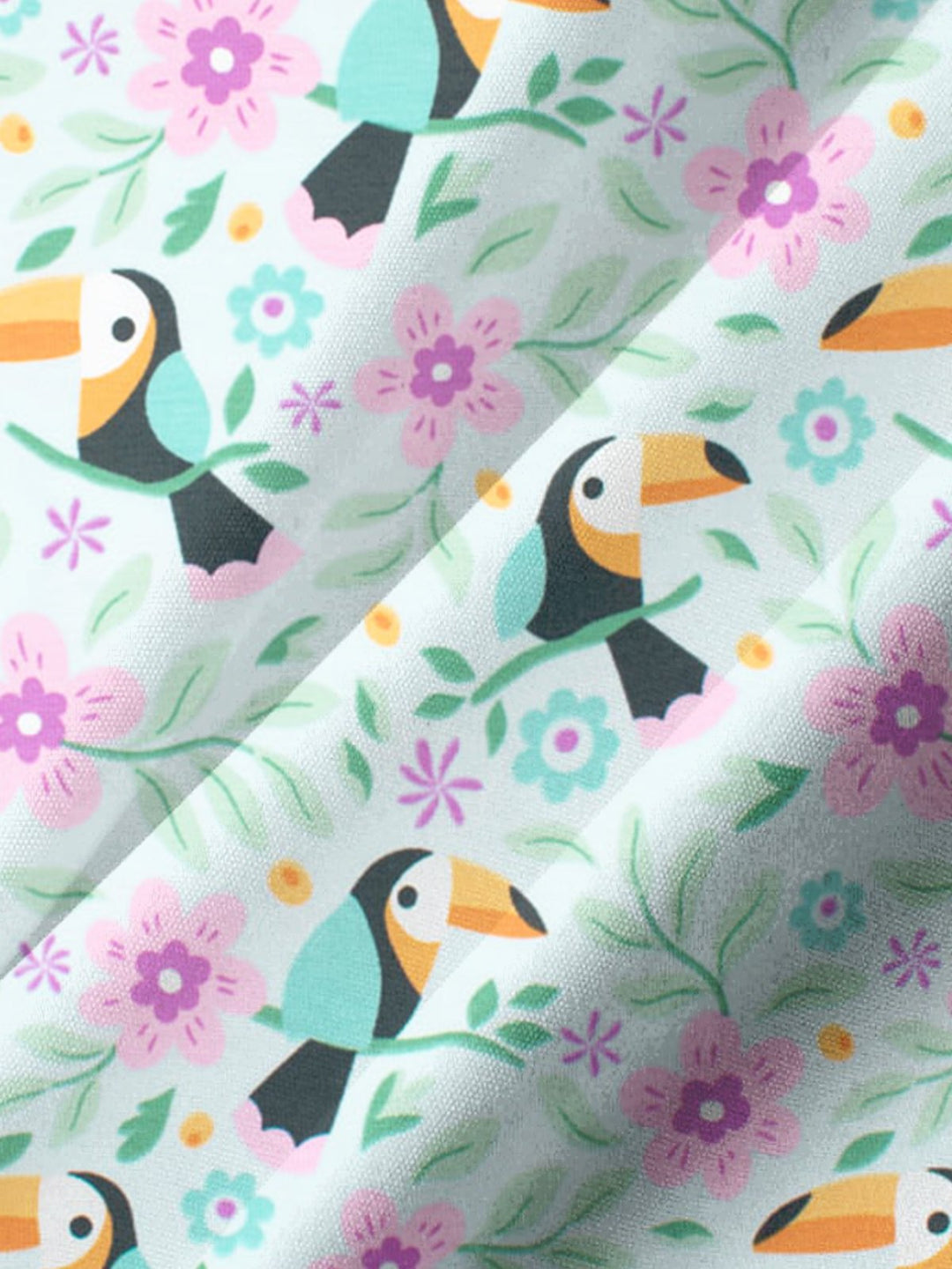 Alohadaddy® Hawaiian Parrot Art Print Chest Pocket Men&