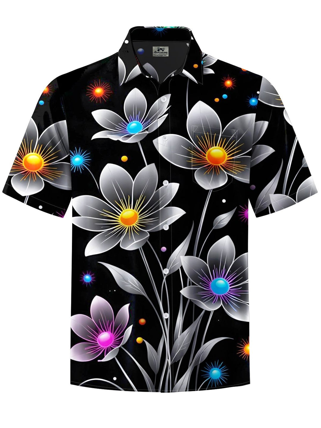 Alohadaddy® Casual Floral Art Print Men&