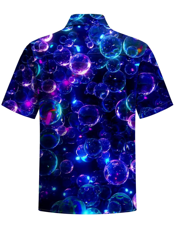 Alohadaddy® Casual Air Bubble Print Art Moisture Wicking Men&