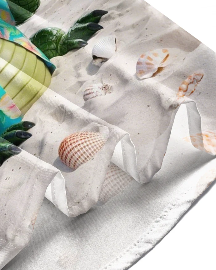 Alohadaddy® Casual Hawaiian Palm Tree Animal Print Art Print with Buttons, Pockets, Cardigan, Men&