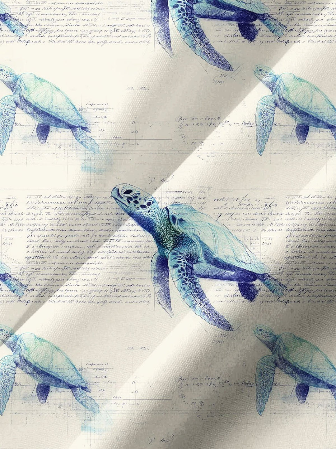 Alohadaddy® Casual Turtle Print Art Pocket Stretch Men&