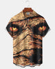Alohadaddy® Halloween Mummy Print Men's Short-Sleeve Shirt