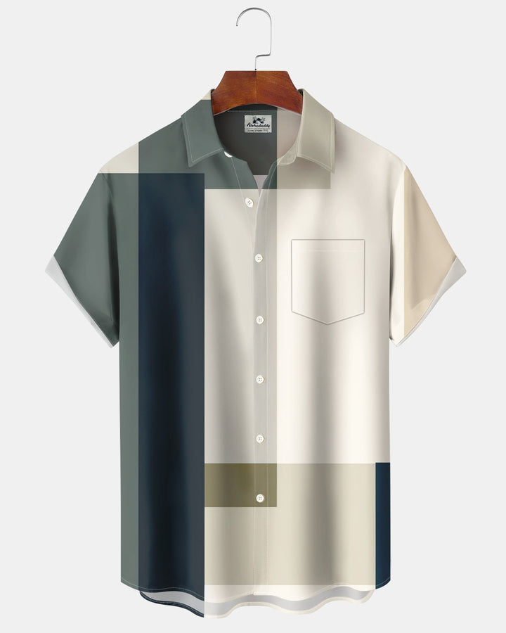 Alohadaddy® Casual Geometric Print Men&