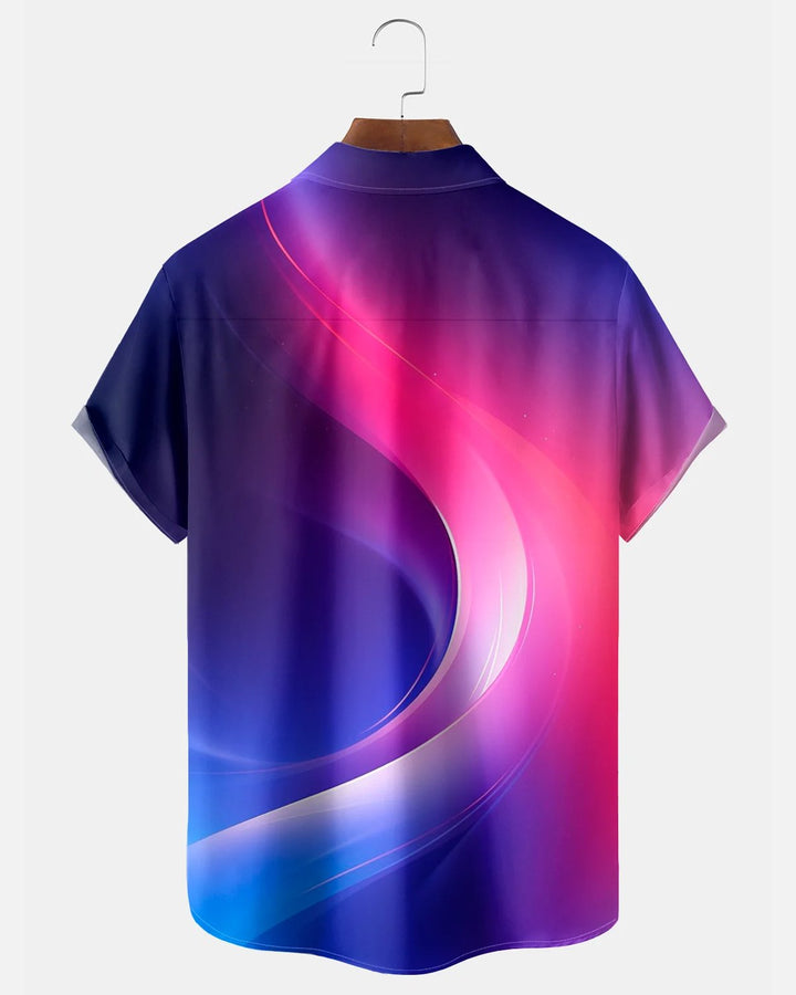 Alohadaddy® Basic Casual Gradient Print Men&