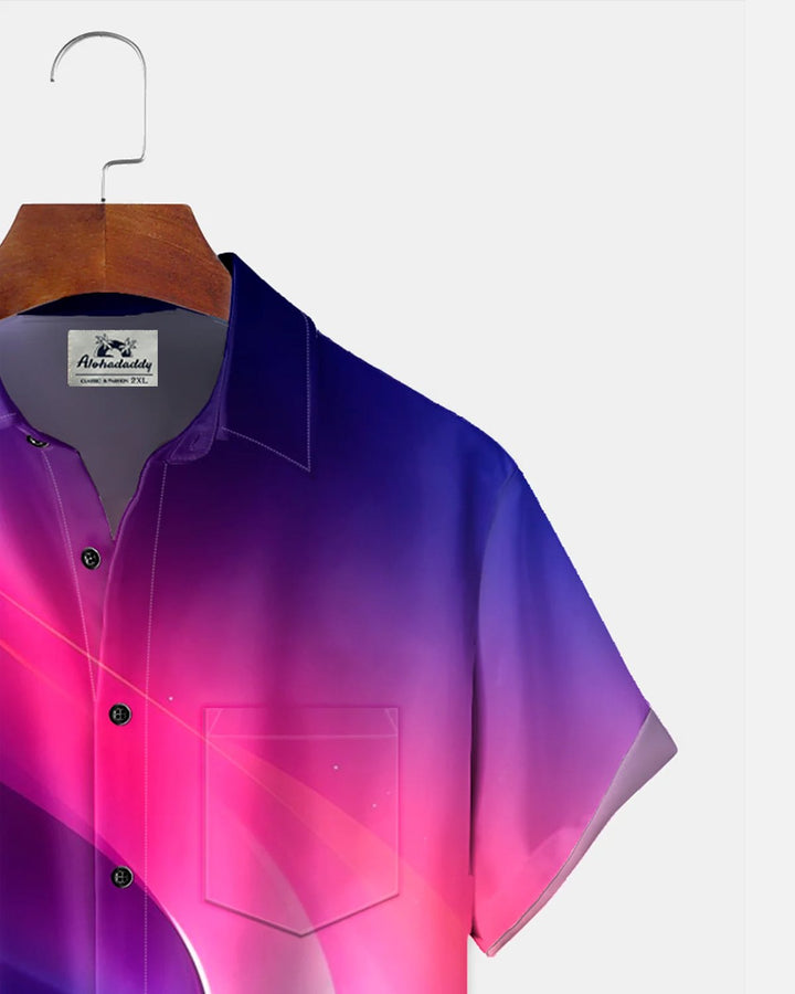 Alohadaddy® Basic Casual Gradient Print Men&