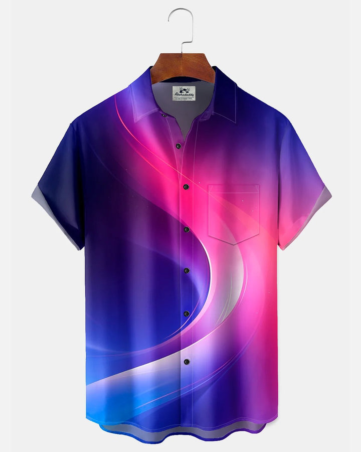 Alohadaddy® Basic Casual Gradient Print Men&