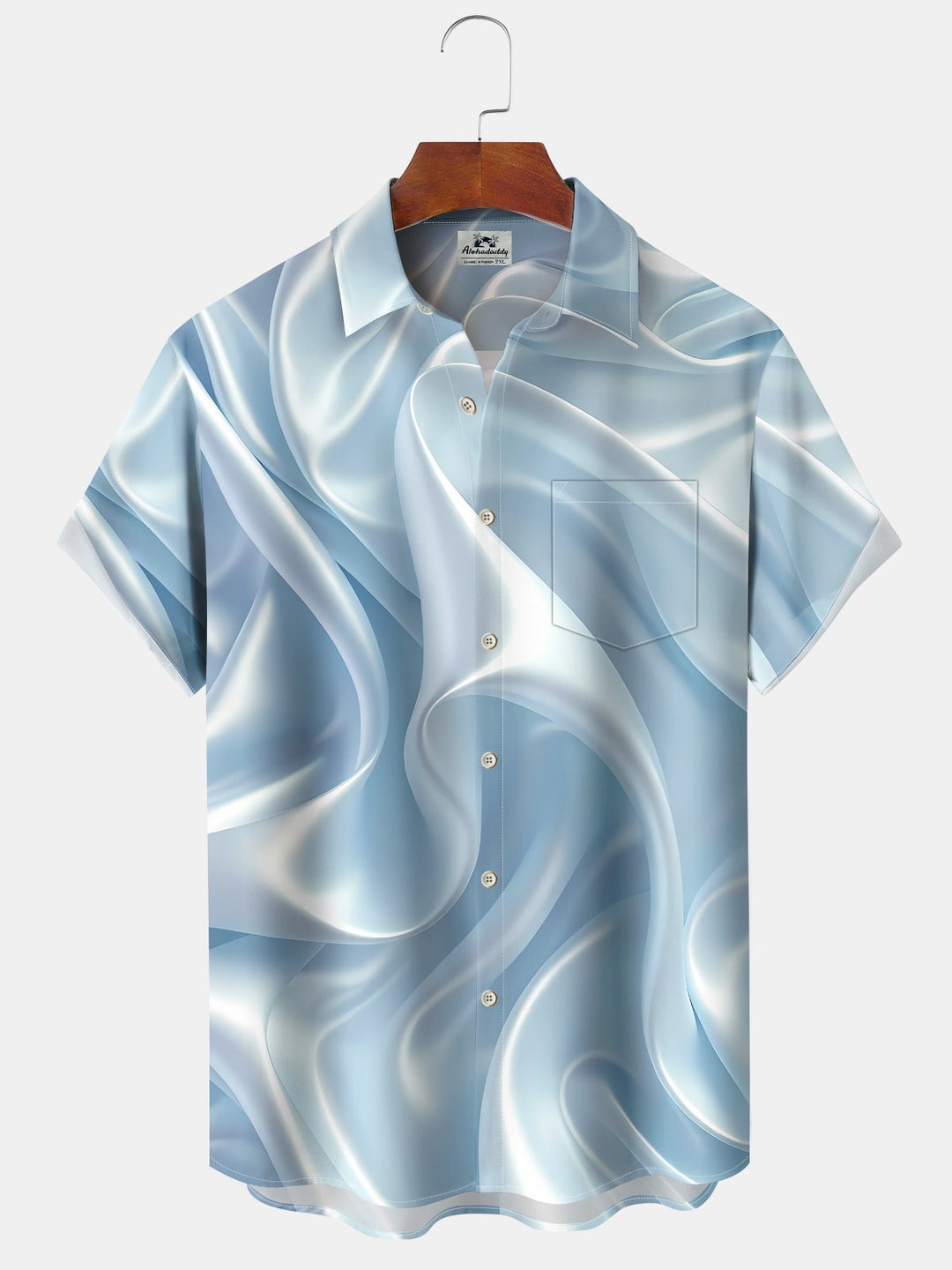 Alohadaddy® Casual Abstract Texture Art Print Pockets Large Size Stretch Men&