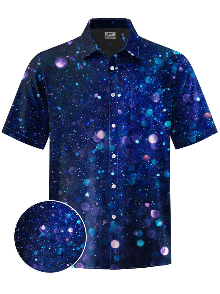 Alohadaddy® Casual Polka Dot Print Art Moisture Wicking Men&
