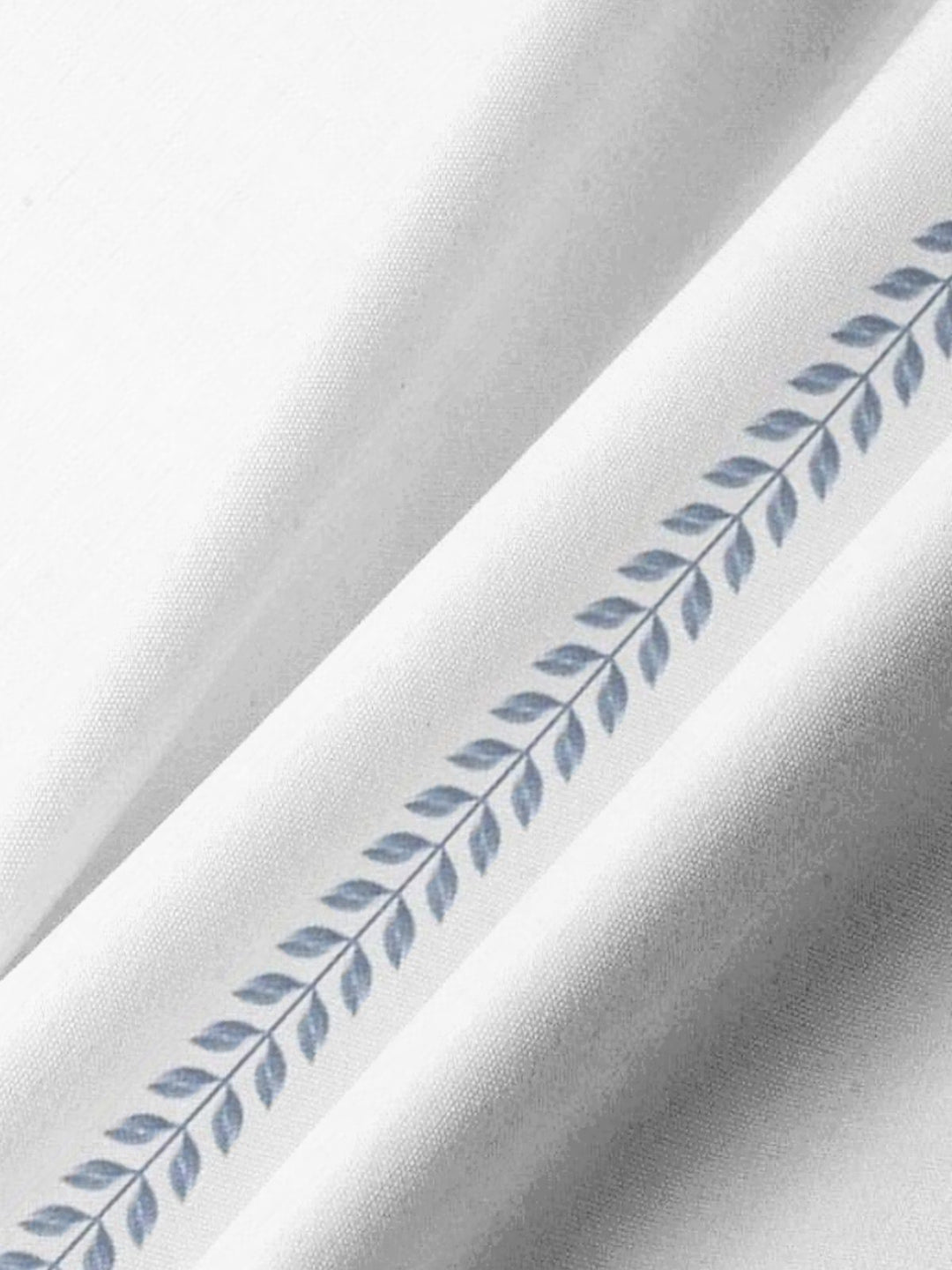 Alohadaddy® Casual Leaf Stripe Art Print Chest Pocket Men&