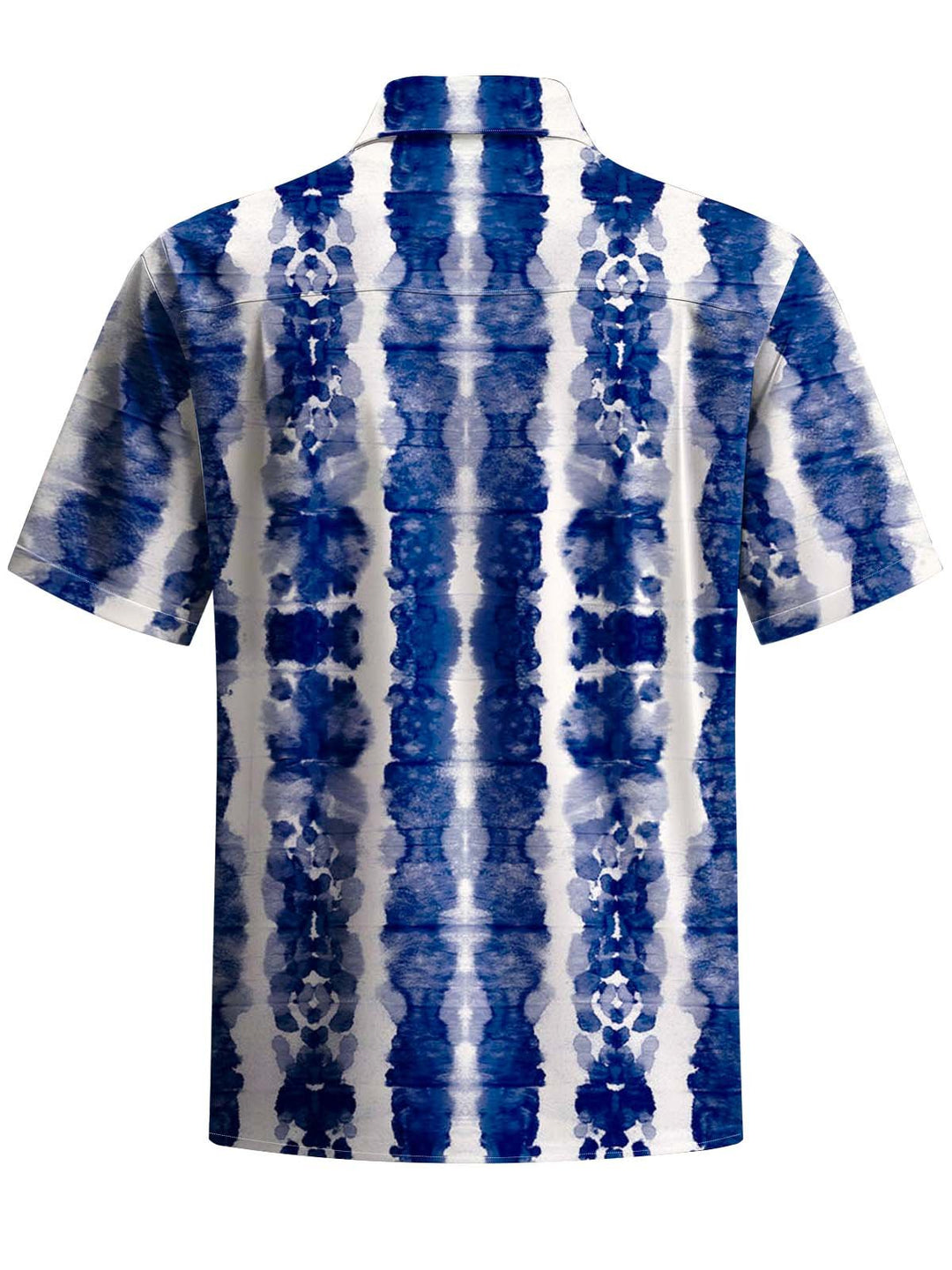 Alohadaddy® Casual Tie-Dye Stripe Print Art Pocket Stretch Men&