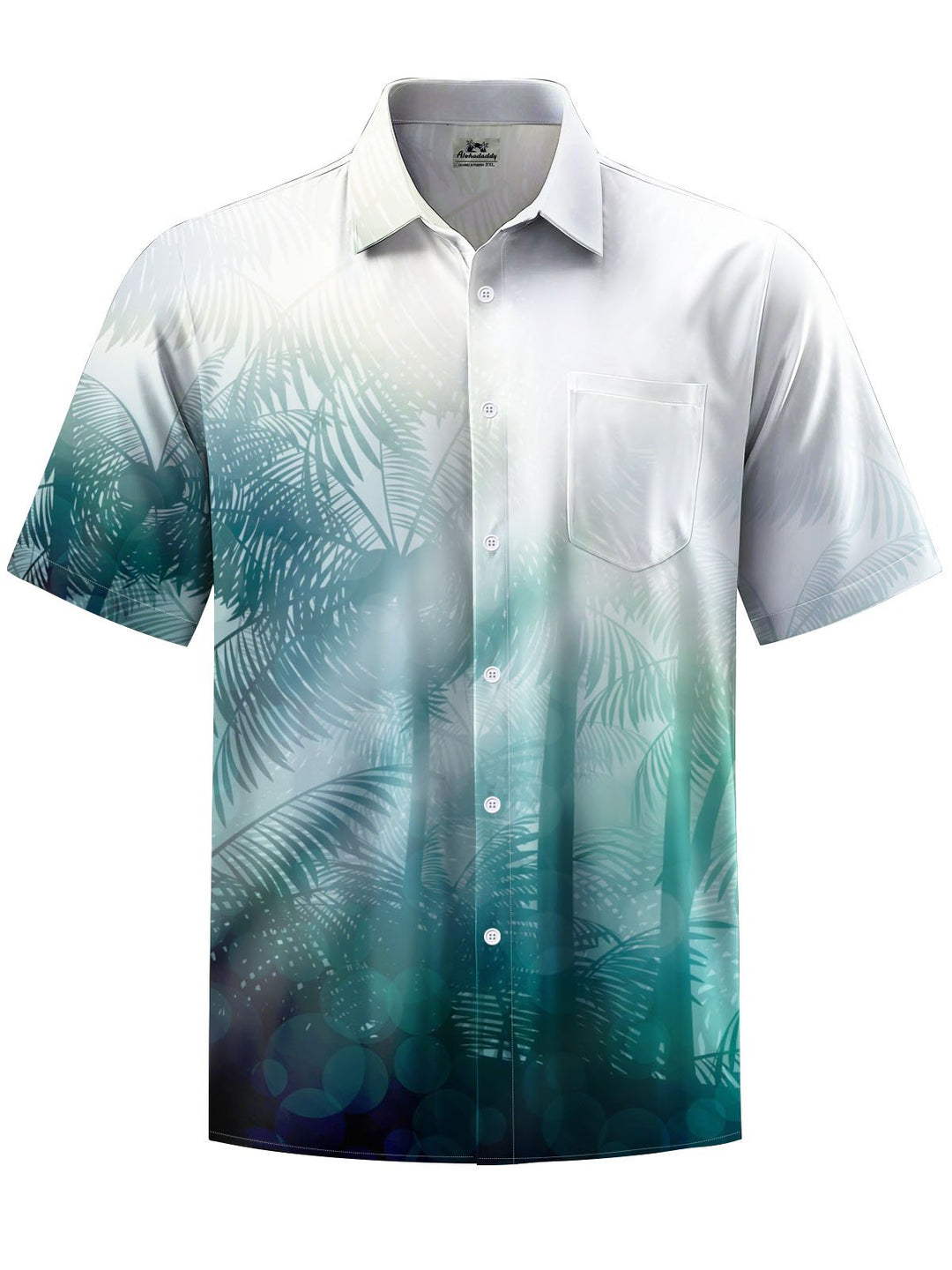 Alohadaddy® Hawaii Palm Tree Print Moisture Wicking Men&