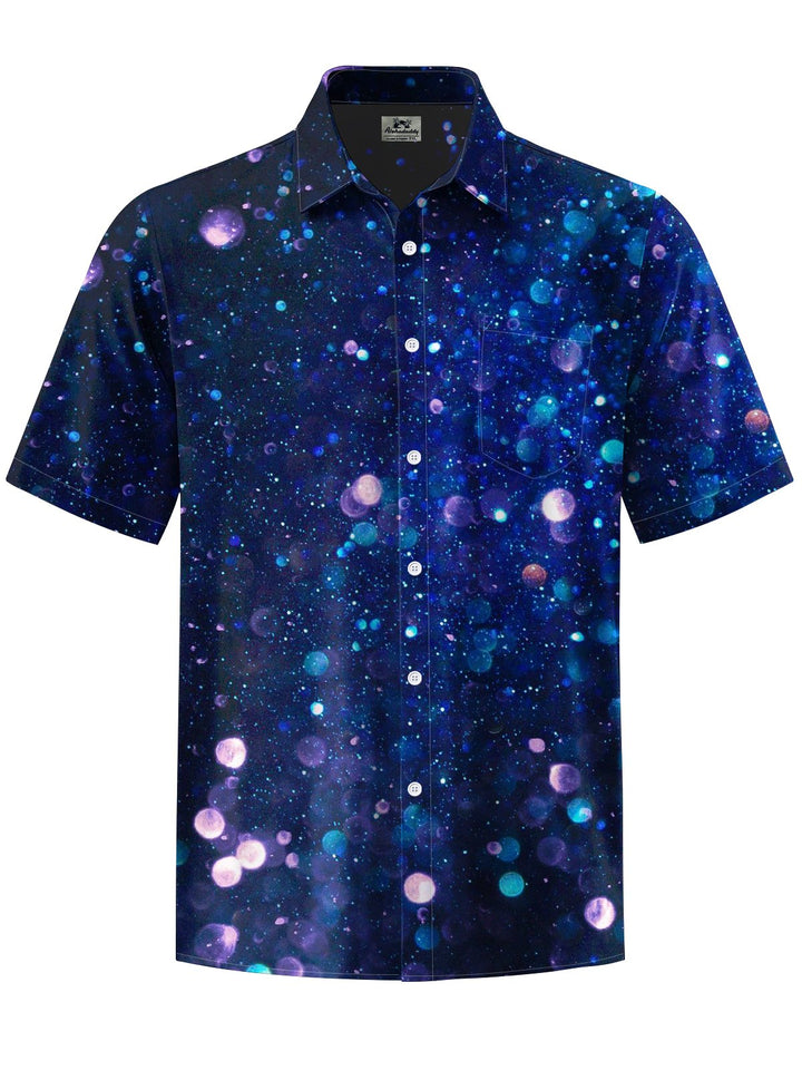 Alohadaddy® Casual Polka Dot Print Art Moisture Wicking Men&