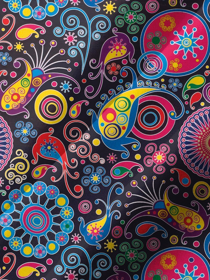 Alohadaddy® Casual Paisley Print Chest Pocket Men&