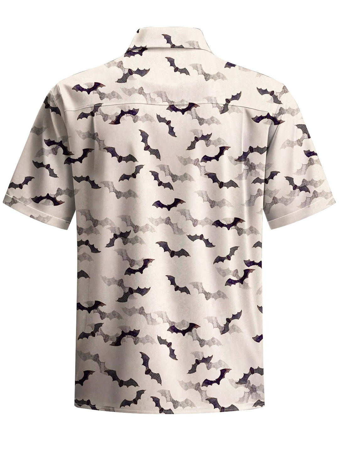 Alohadaddy® Halloween Bat Art Print Chest Pocket Men&