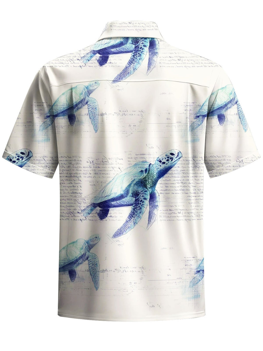 Alohadaddy® Casual Turtle Print Art Pocket Stretch Men&
