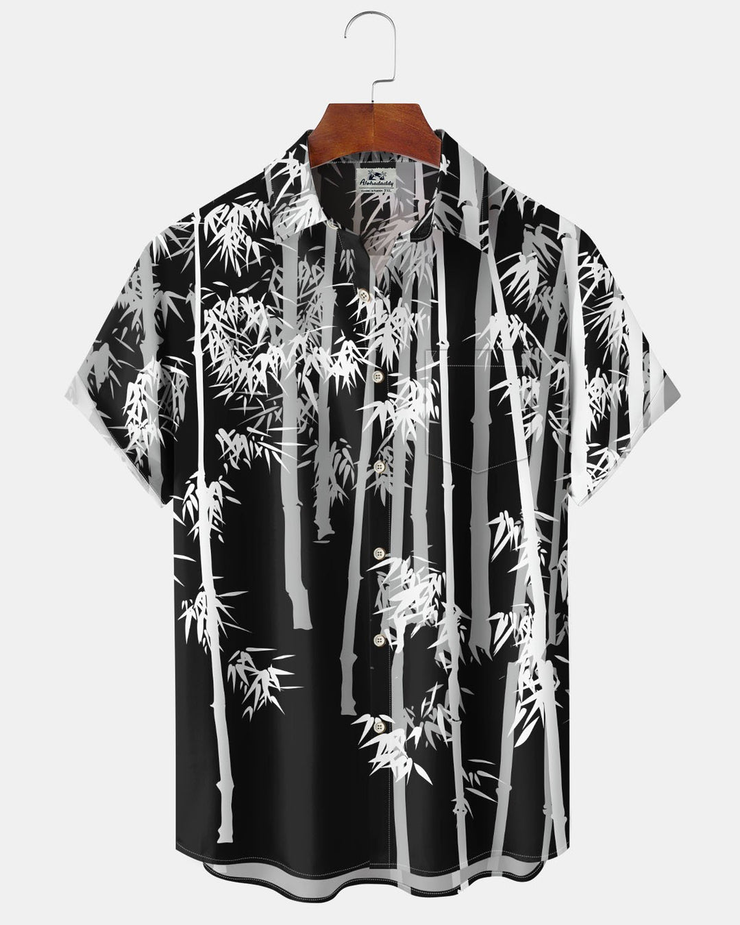 Alohadaddy® Casual Bamboo Print Art Button-Down Cardigan Men&