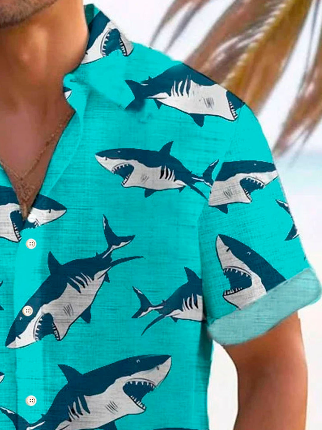 Alohadaddy Hawaii Shark Sea Life 3D Print Men&