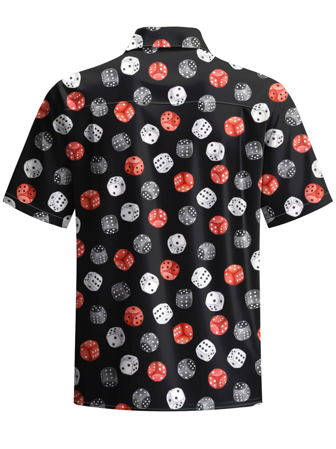 Alohadaddy® Casual Sieve Geometric Art Print Chest Pocket Men&
