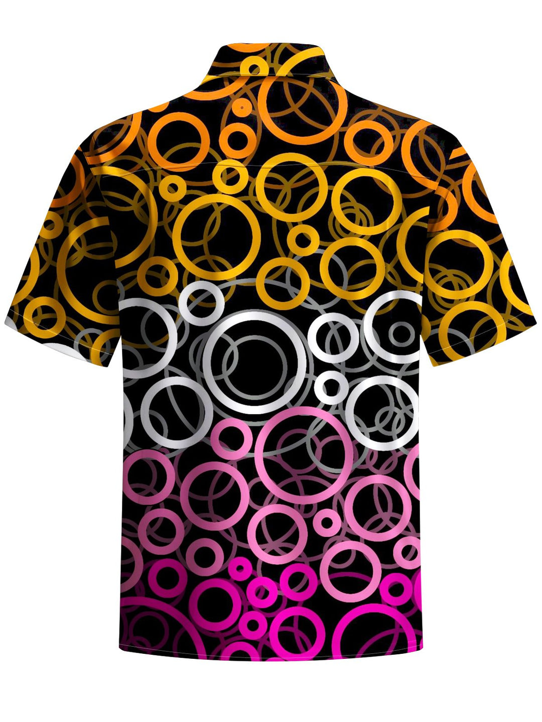 Alohadaddy® Casual Geometric Art Print Moisture-Wicking Chest Pocket Men&