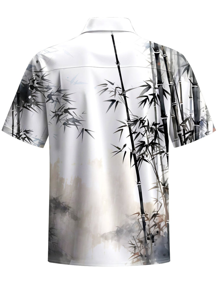 Alohadaddy® Casual Bamboo Print Pocket Men&