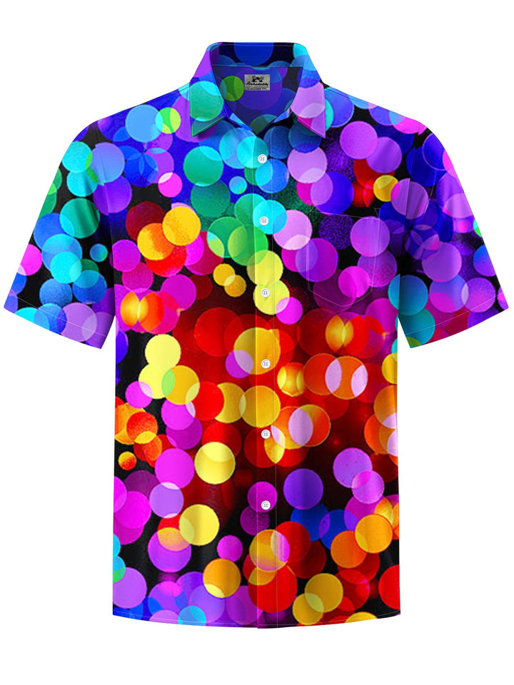 Alohadaddy® Casual Geometric Art Print Pocket Stretch Men&