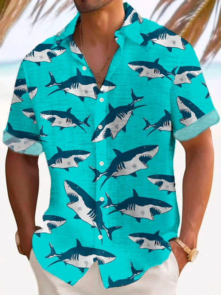 Alohadaddy Hawaii Shark Sea Life 3D Print Men&