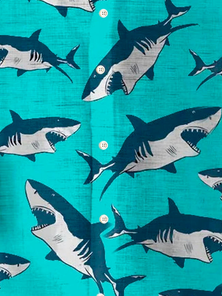 Alohadaddy Hawaii Shark Sea Life 3D Print Men&