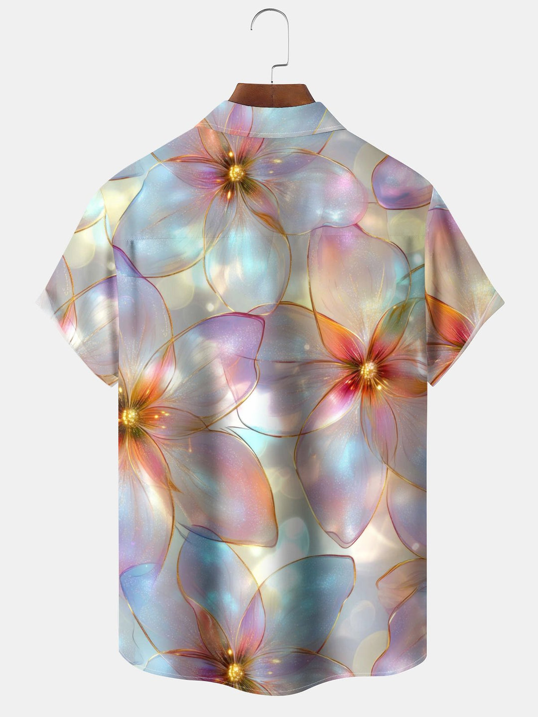Alohadaddy® Hawaiian Flowers Art Print Moisture Wicking Stretch Men&