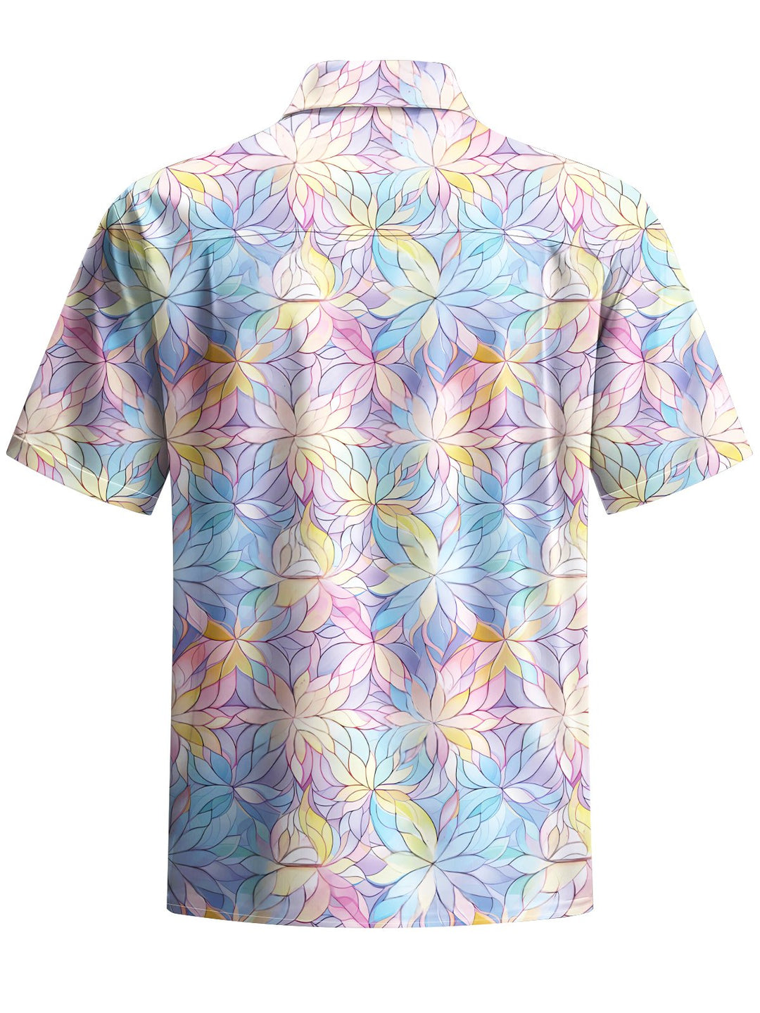 Alohadaddy® Hawaiian Geometric Flowers Art Print Men&