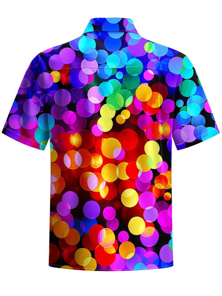 Alohadaddy® Casual Geometric Art Print Pocket Stretch Men&