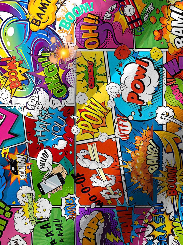 Alohadaddy® Casual Geometric Graffiti Print Art Pocket Elastic Men&