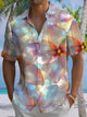 Alohadaddy® Hawaiian Flowers Art Print Moisture Wicking Stretch Men's Shirts Big & Tall