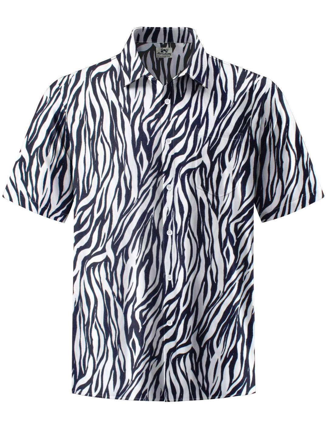 Alohadaddy® Casual Stripe Art Print Moisture Wicking Men&