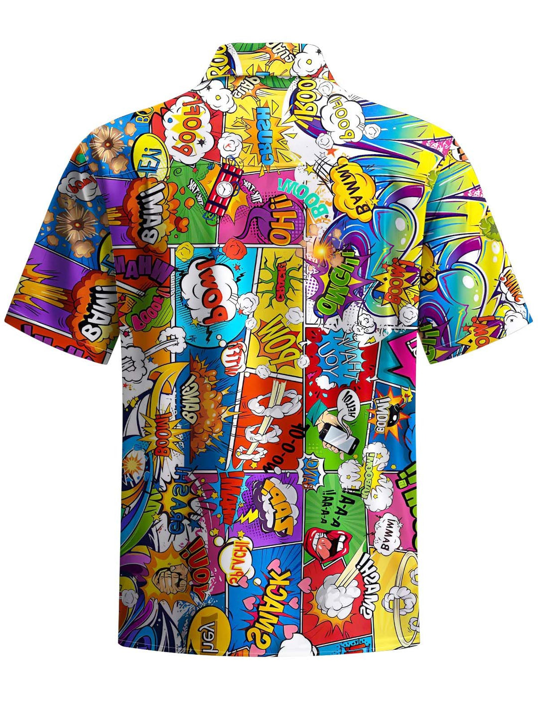 Alohadaddy® Casual Geometric Graffiti Print Art Pocket Elastic Men&