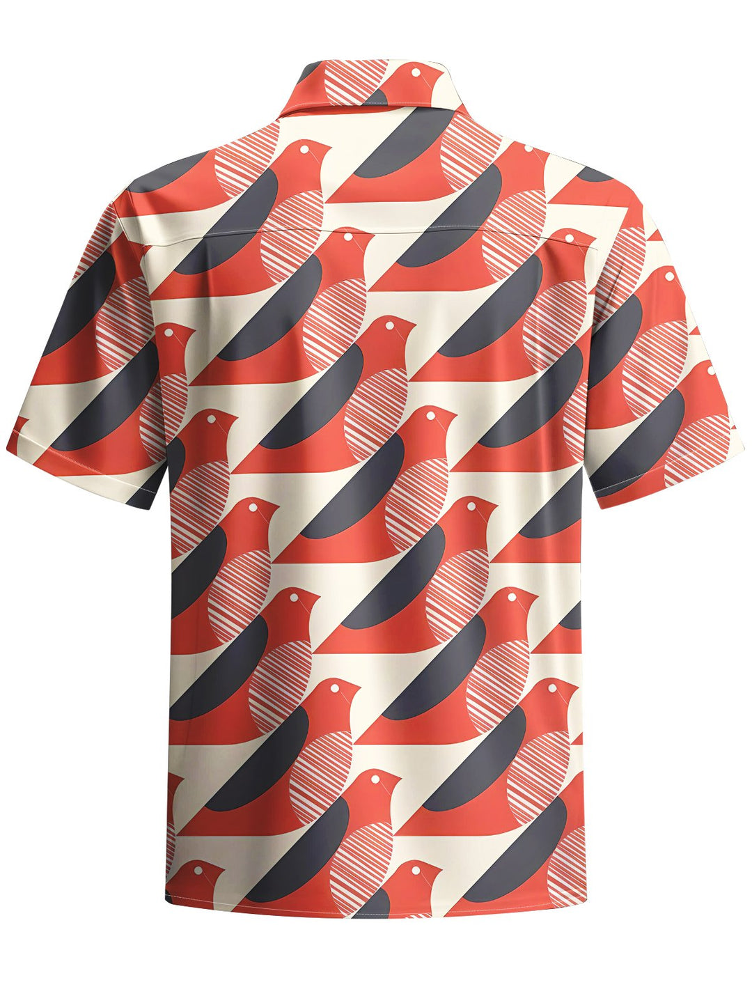 Alohadaddy® Casual Geometric Bird Art Print Moisture Wicking Men&