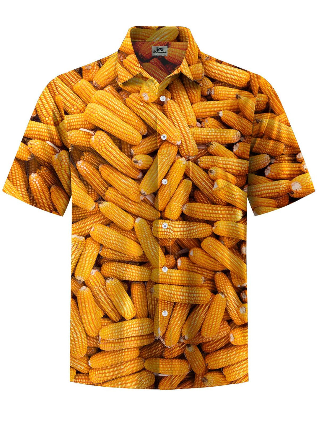 Alohadaddy® Casual Corn Print Art Pocket Stretch Men&