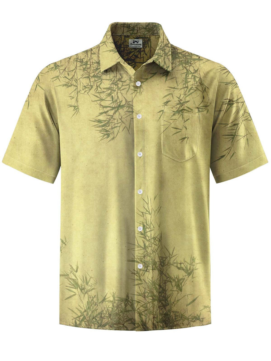 Alohadaddy® Vintage Bamboo Art Print Pocket Stretch Men&