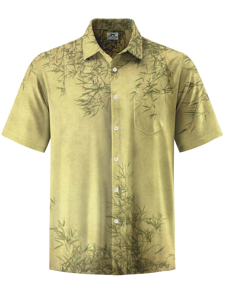 Alohadaddy® Vintage Bamboo Art Print Pocket Stretch Men&