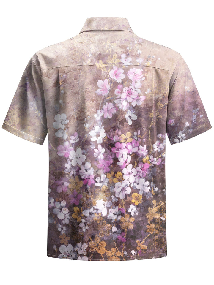 Alohadaddy® Vintage Floral Art Print Stretch Men&