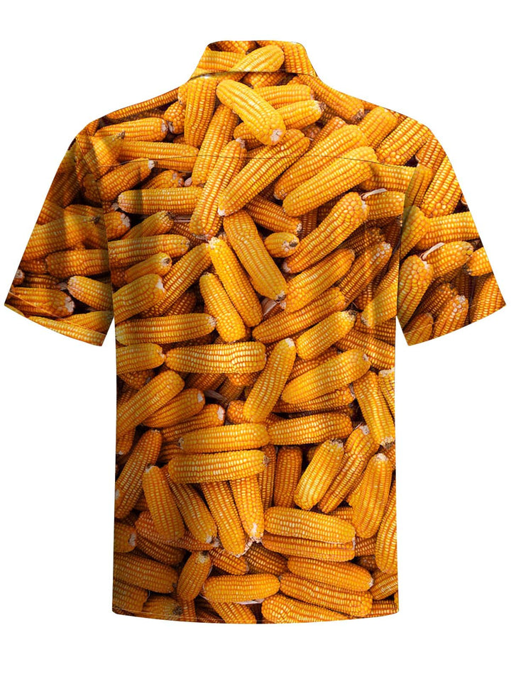 Alohadaddy® Casual Corn Print Art Pocket Stretch Men&