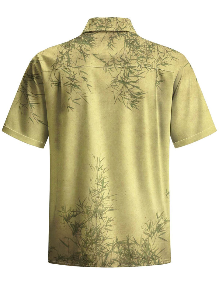 Alohadaddy® Vintage Bamboo Art Print Pocket Stretch Men&