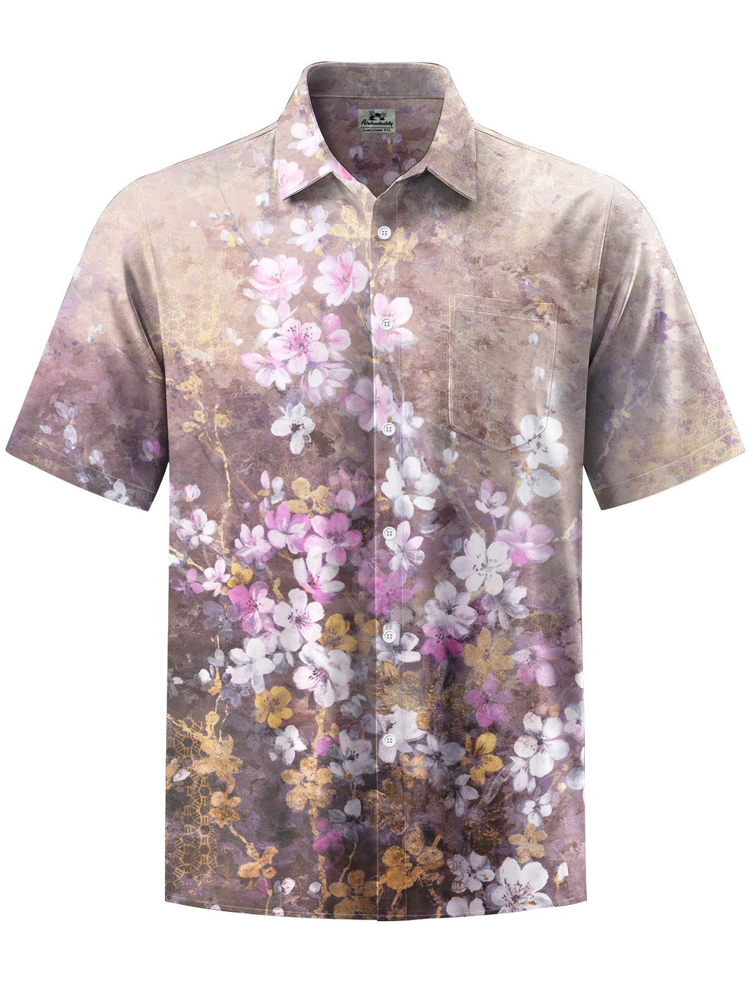 Alohadaddy® Vintage Floral Art Print Stretch Men&