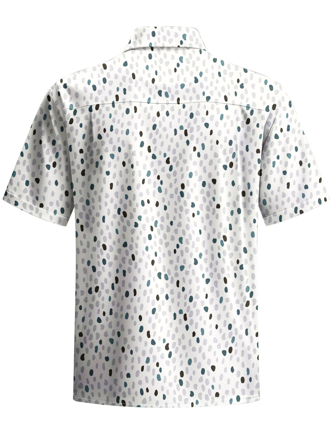 Alohadaddy® Retro Geometric Art Print Chest Pocket Men&